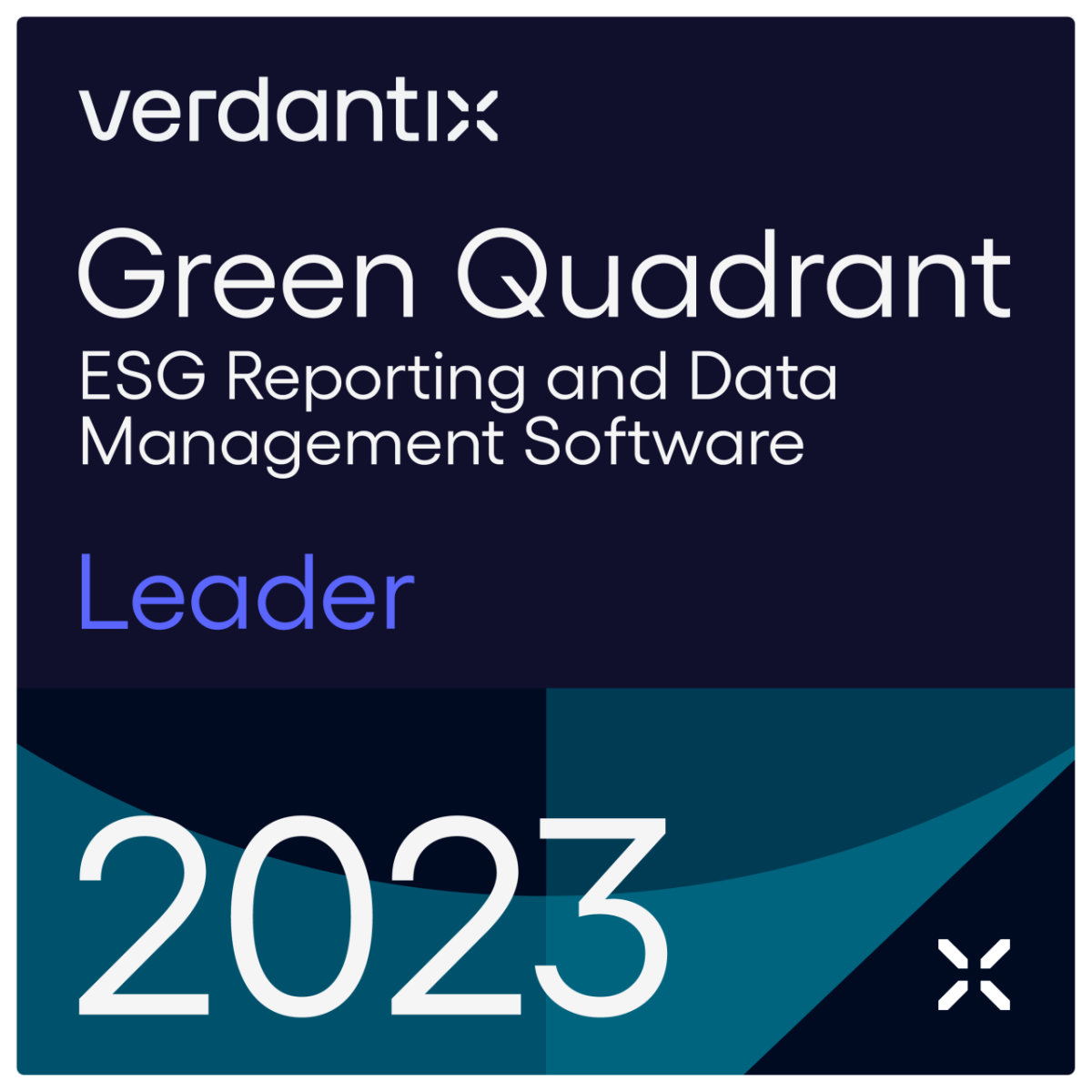 Verdantix Green Quadrant Leader badge