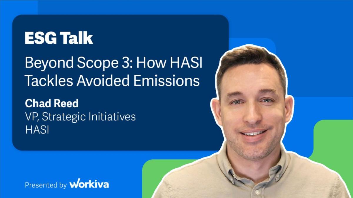 ESG Talk: Beyond Scope 3; How HASI tackles avoided emissions. 