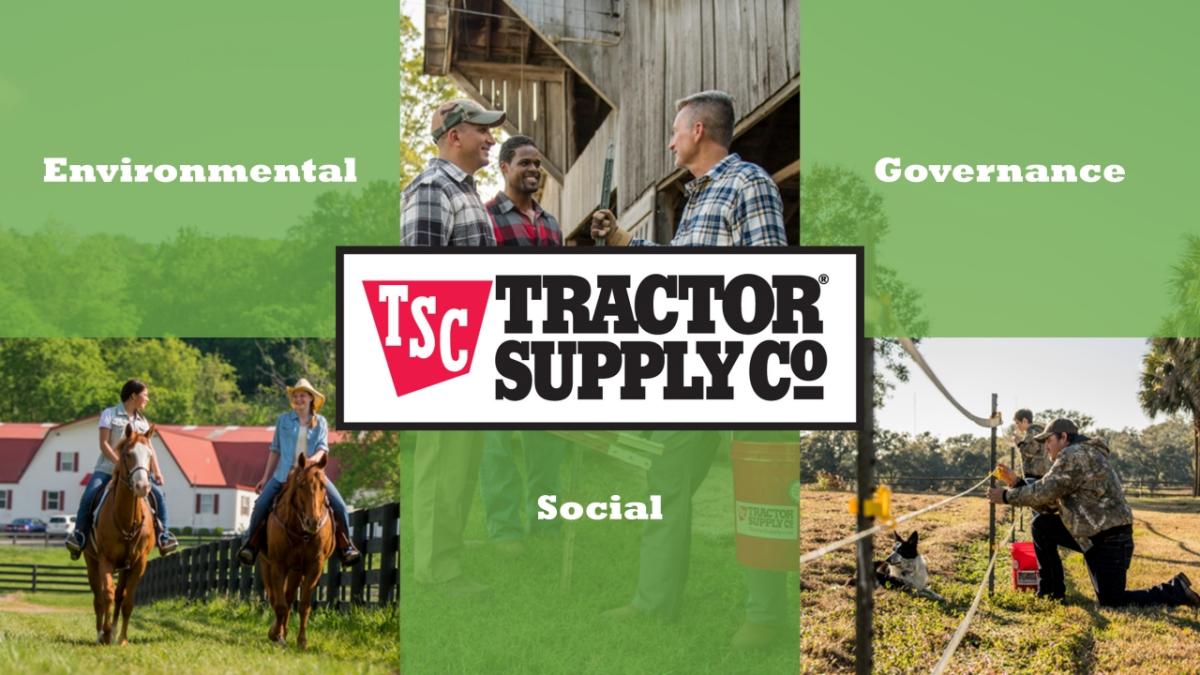 Tractor Supply Co ESG poster