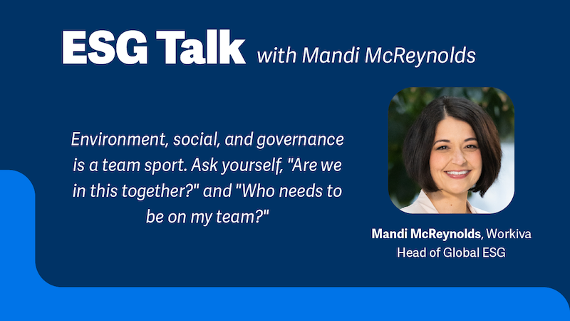 ESG Talk with Mandi McReynolds.