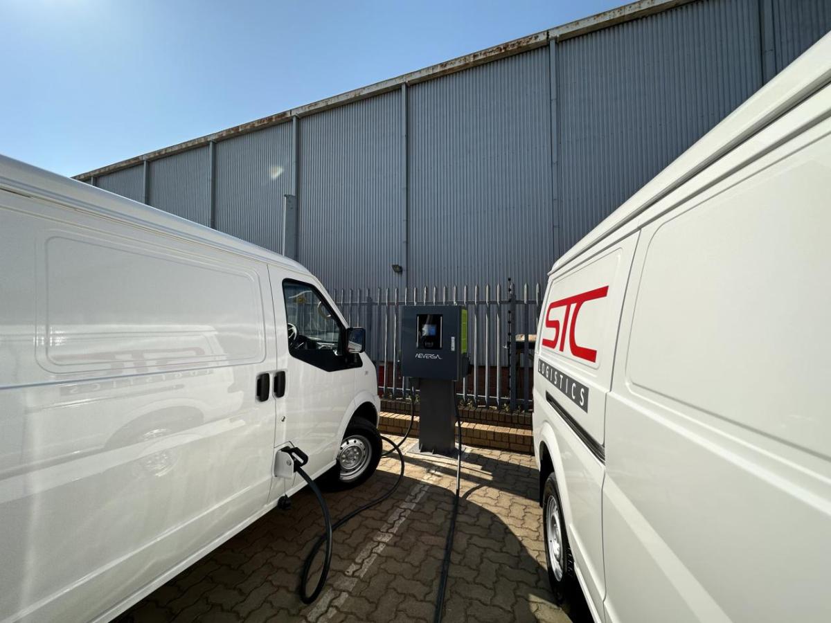 new all-electric delivery fleet at Altron Arrow, South Africa