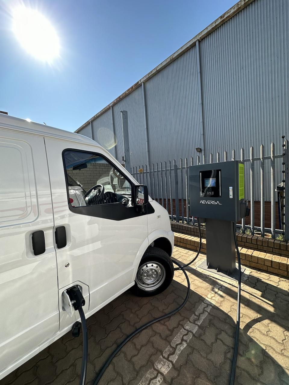 new all-electric delivery fleet at Altron Arrow, South Africa