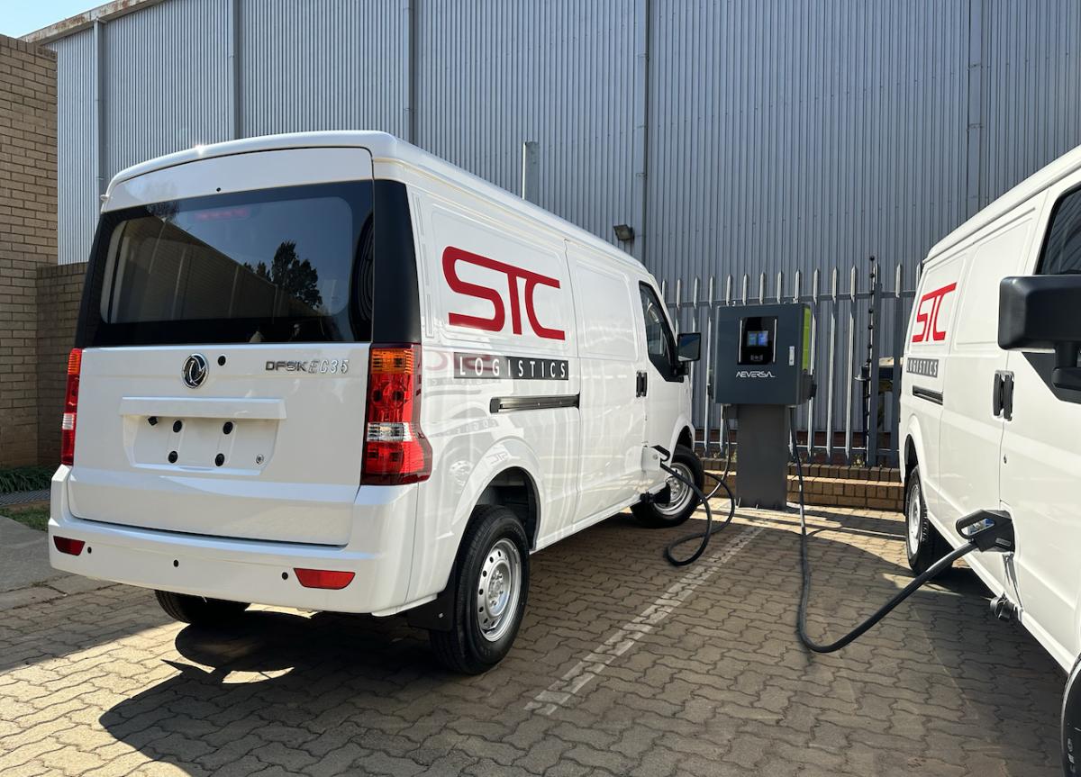 new all-electric delivery fleet at Altron Arrow, South Africa