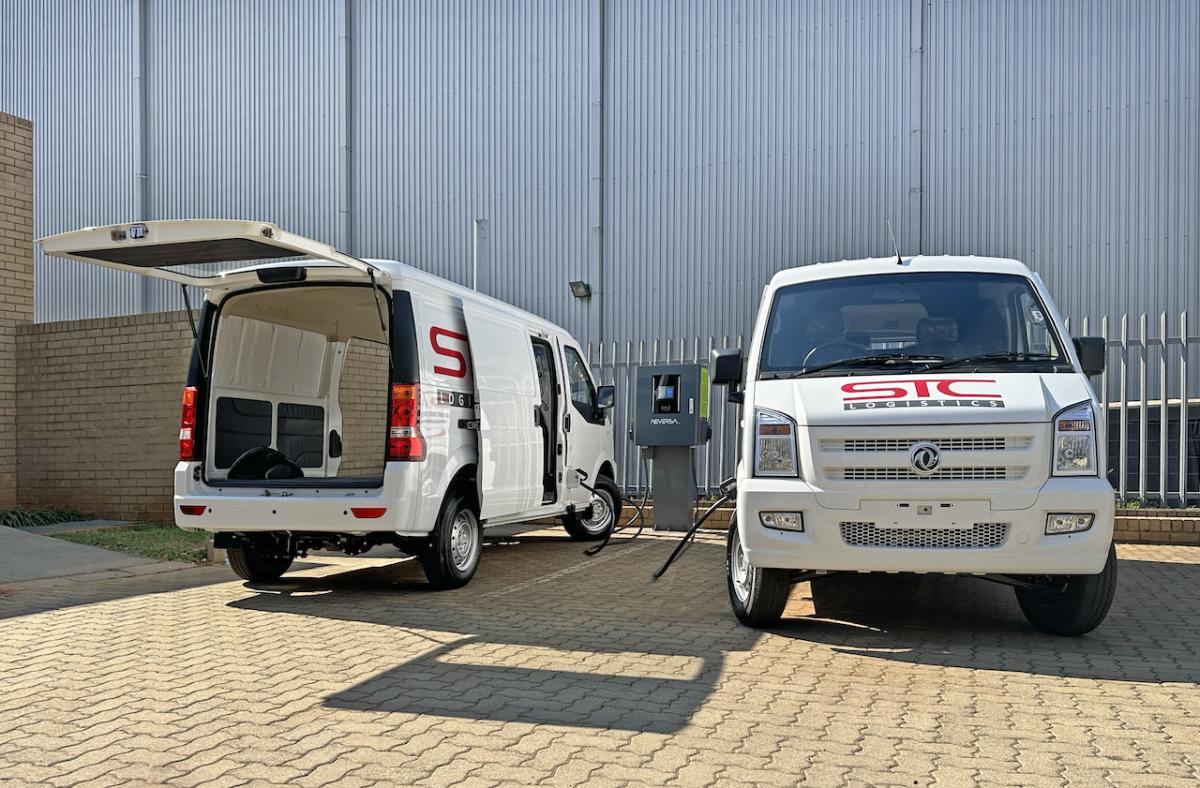 new all-electric delivery fleet at Altron Arrow, South Africa