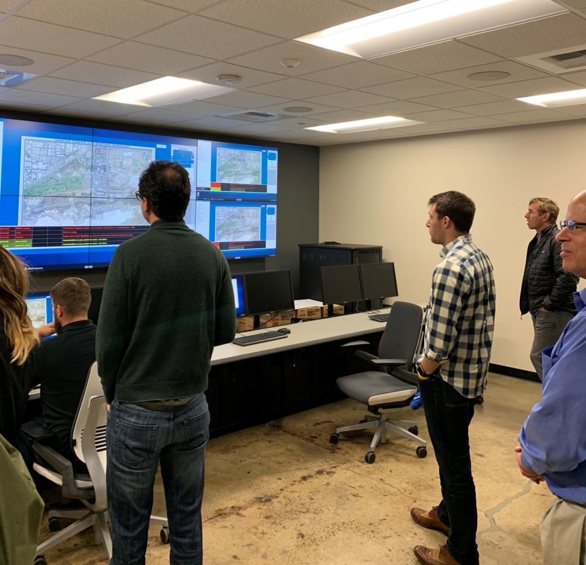 A tour held during Microgrid Knowledge’s Microgrid 2019 conference allowed attendees to visit the EWOC while in commissioning.