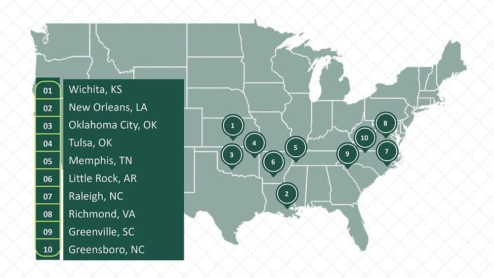 elanco Itchiest cities map 