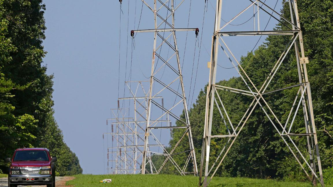 Electric power grid transmission lines