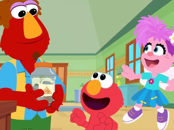 Illustration of Elmo and friends