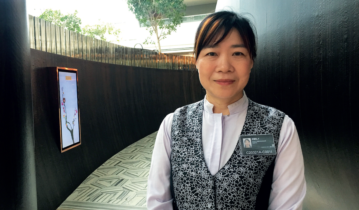 Emily Han, Slots Ambassador at Marina Bay Sands