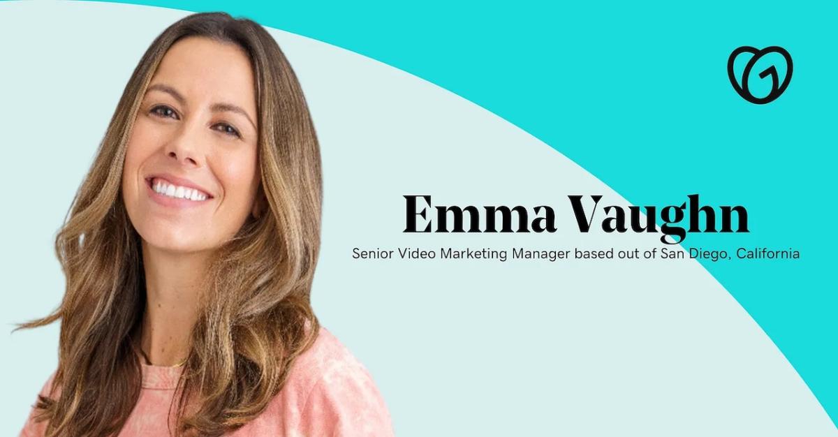 Emma Vaughn, Senior Video Marketing Manager, GoDaddy.