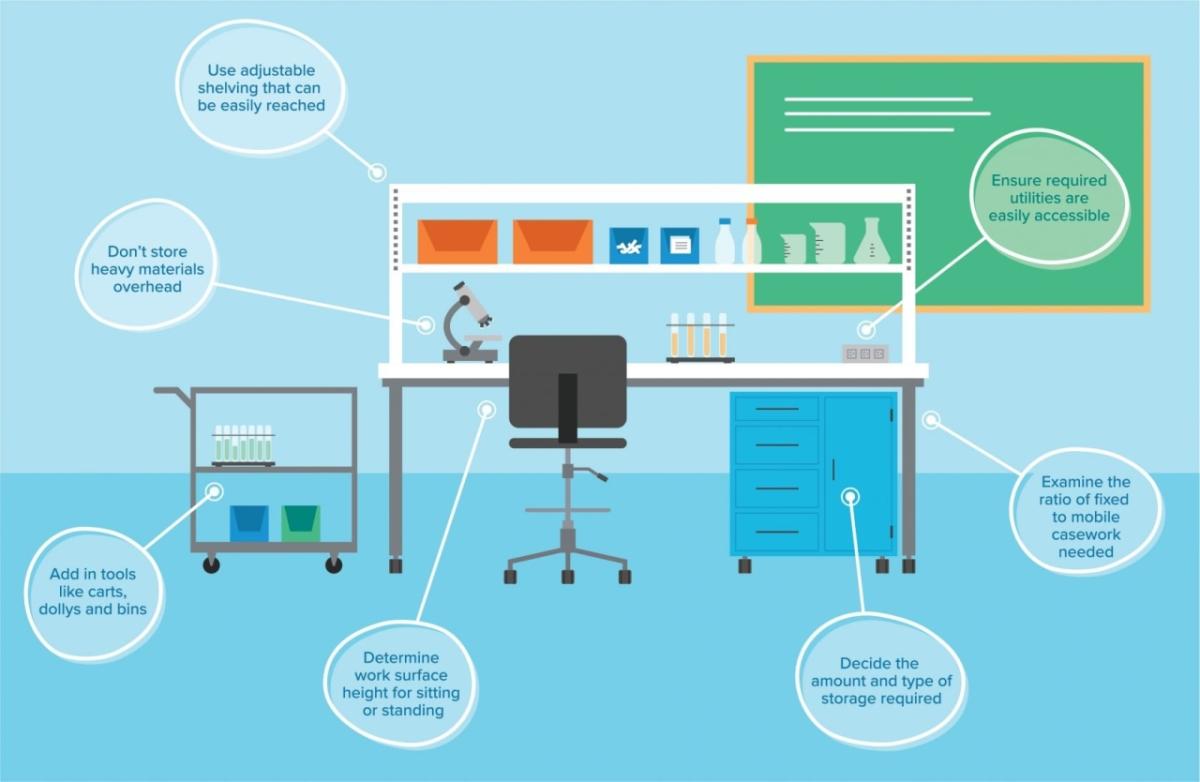 ergonomic desk infographic