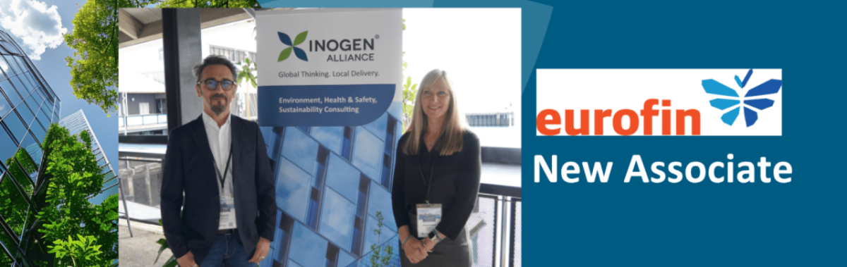 Eurofin representative posing with Inogen representative