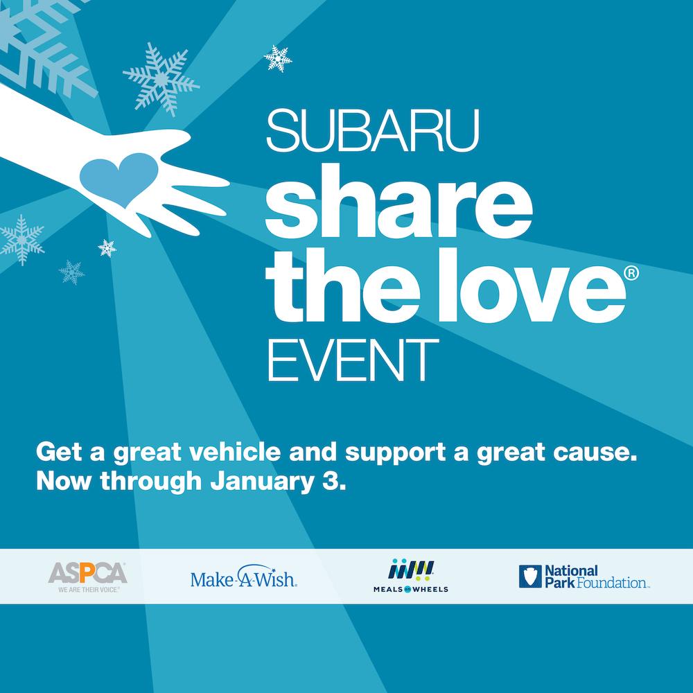 Subaru Share the Love Event poster