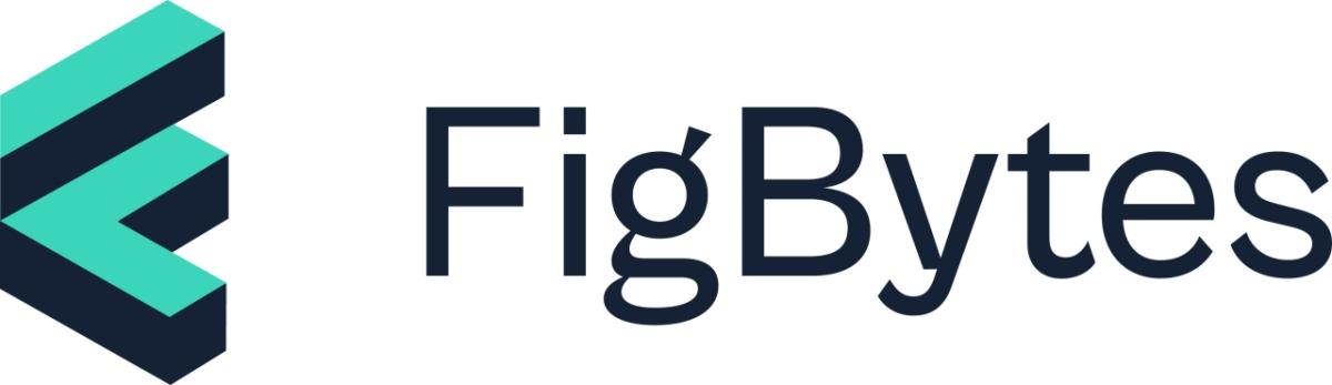 FigBytes logo - a turquoise block 'F' monogram with midnight shadow followed by the word 'FigBytes' in midnight