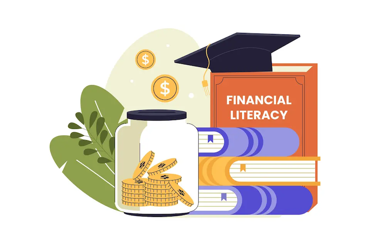 Financial literacy education and saving illustration. Hengki Lestio/Getty Images