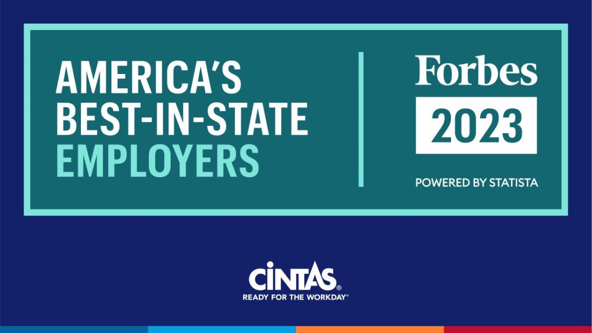 Forbes Names Cintas Among America’s BestInState