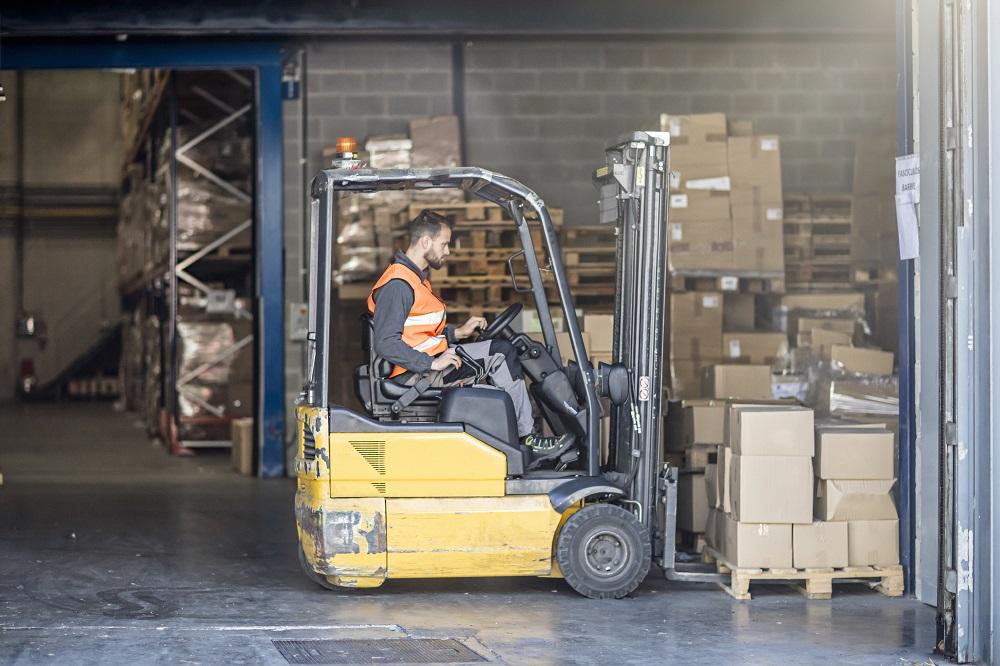 worker in warehouse