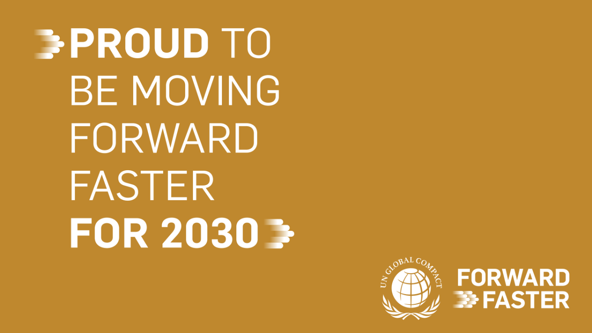 Proud to be moving Forward Faster for 2030