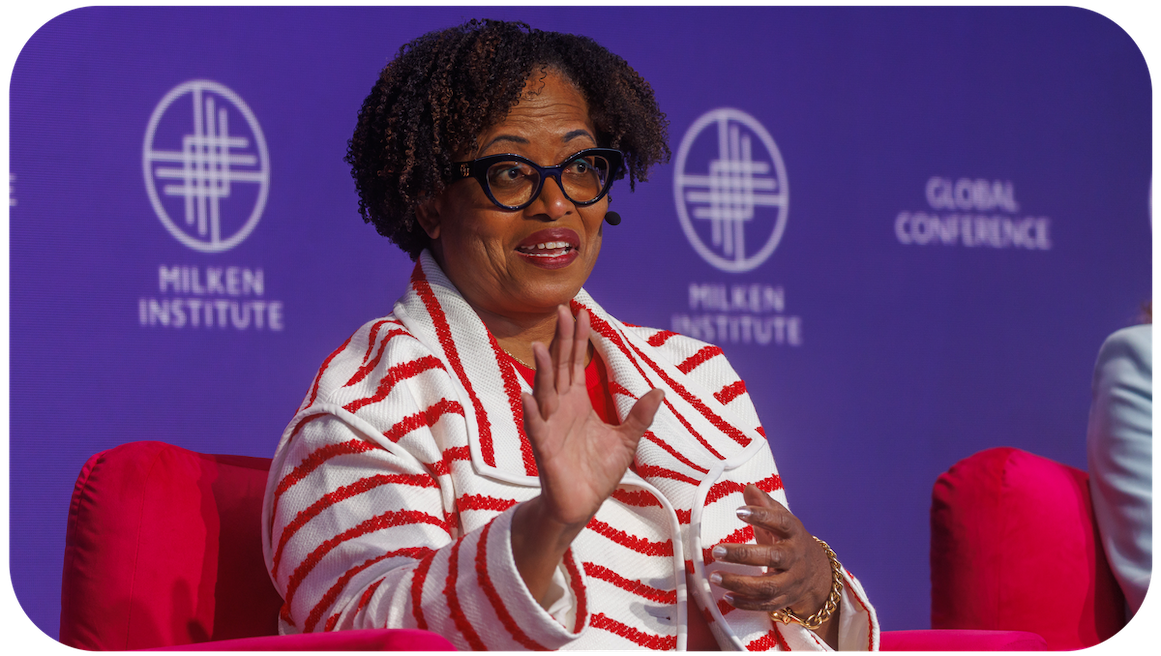 Lynette Bell, president of Truist Foundation, recently spoke at the 2025 Milken Institute Global Conference.