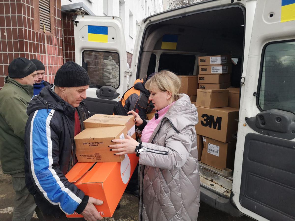 Delivery of Direct Relief-donated medicines in March, 2023, to Kharkiv, Ukraine (Kharkiv Renovation Fund) Delivery of Direct Relief-donated medicines in March, 2023, to Kharkiv, Ukraine (Kharkiv Renovation Fund)