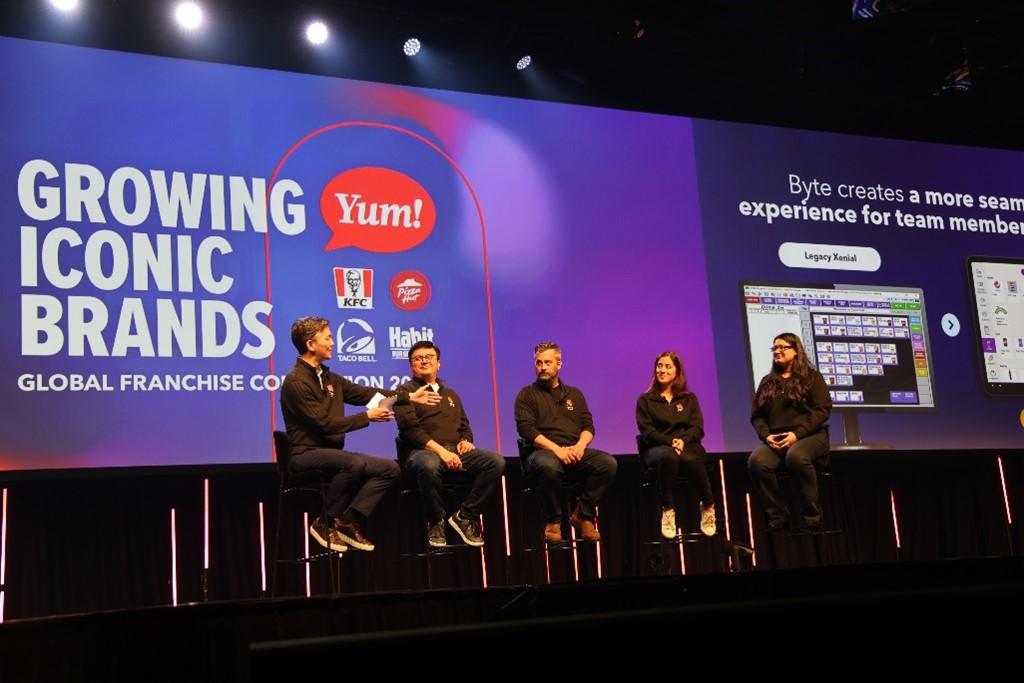 Presenters on stage at GFC
