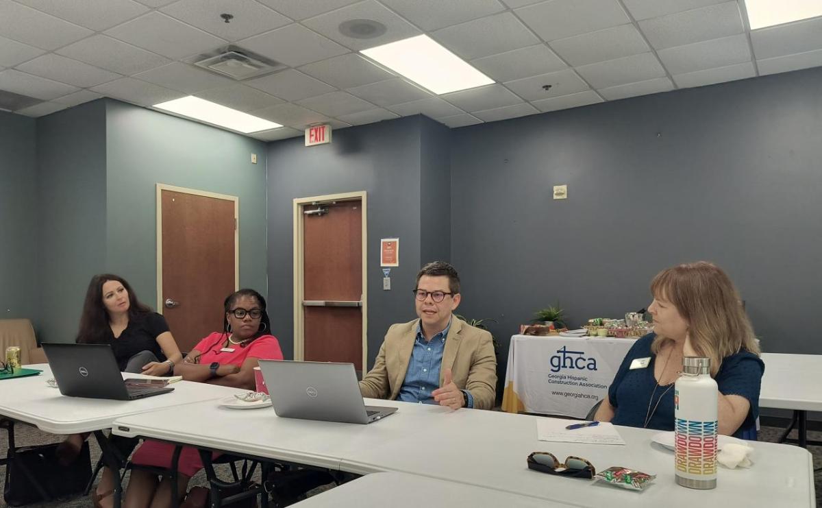 Grantees from GHA, GHCA and SEEA with members of the funding collaborative