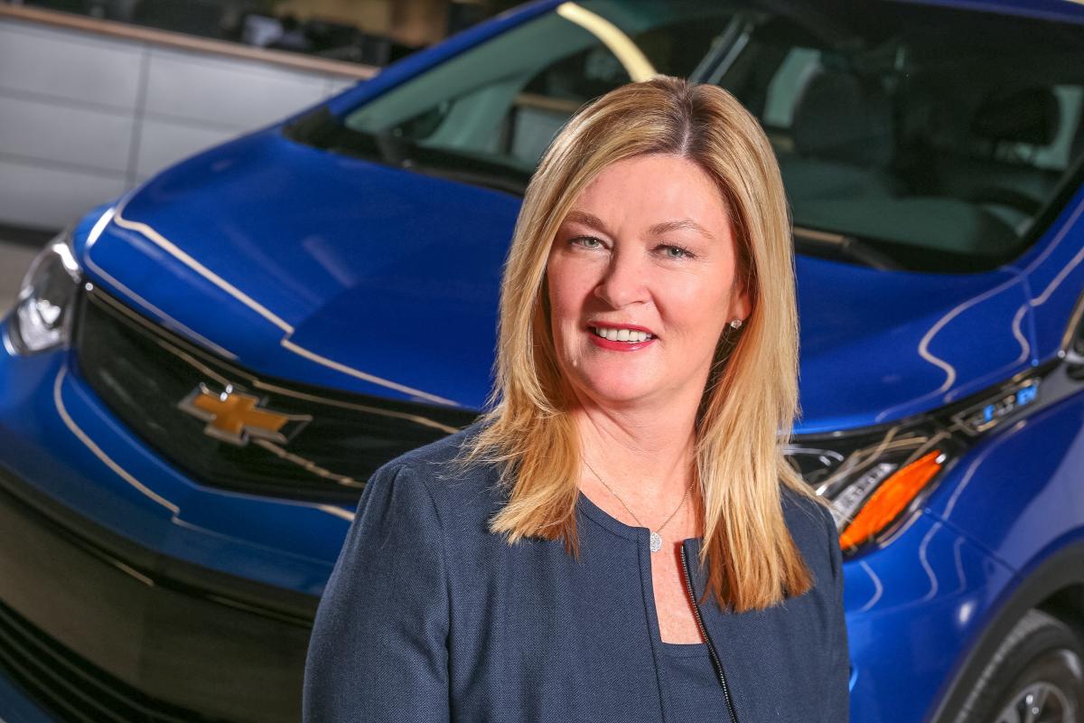 General Motors is appointing Pamela Fletcher to the newly created role of Vice President – Global Electric Vehicle Programs. She will be responsible for leading the team to accelerate GM on the path to its vision of a zero emissions world. (Photo by John F. Martin for Chevrolet)
