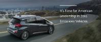 General Motors calls for a National Zero Emission Vehicle (NZEV) program that would accelerate the development and customer acceptance of electric vehicles and establish the U.S. as a technology leader.