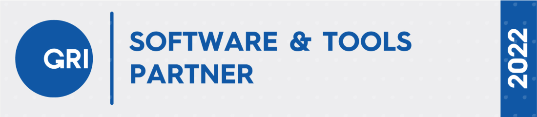 GRI software & tools partner 2022 logo