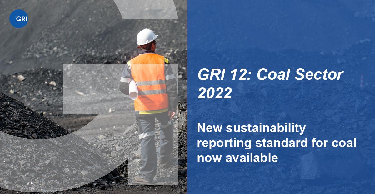 New sustainability reporting standard for coal sector from GRI