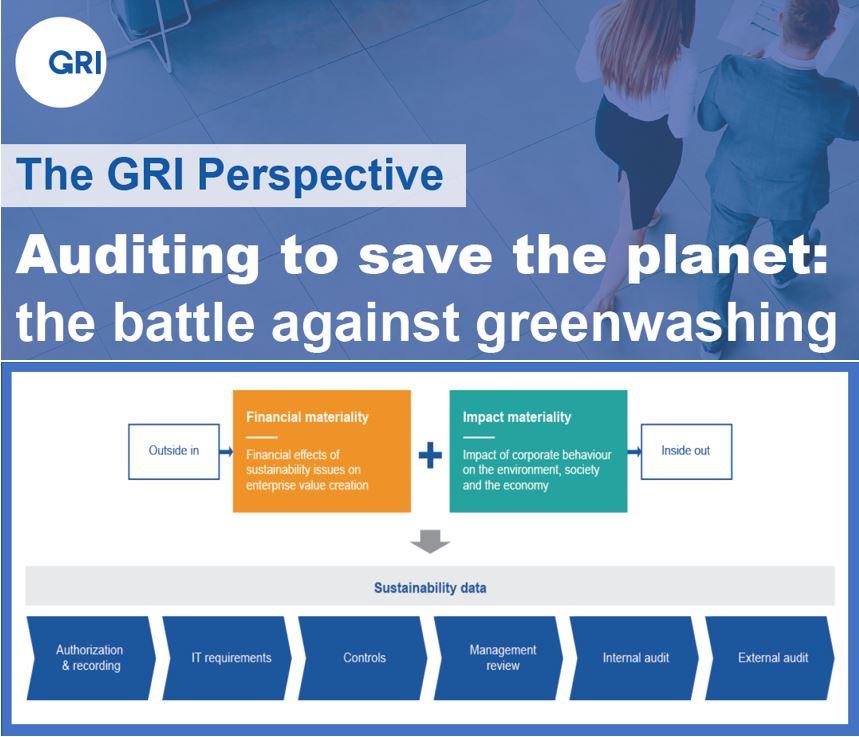  Infographic " Auditing to save the planet: the battle against greenwashing"