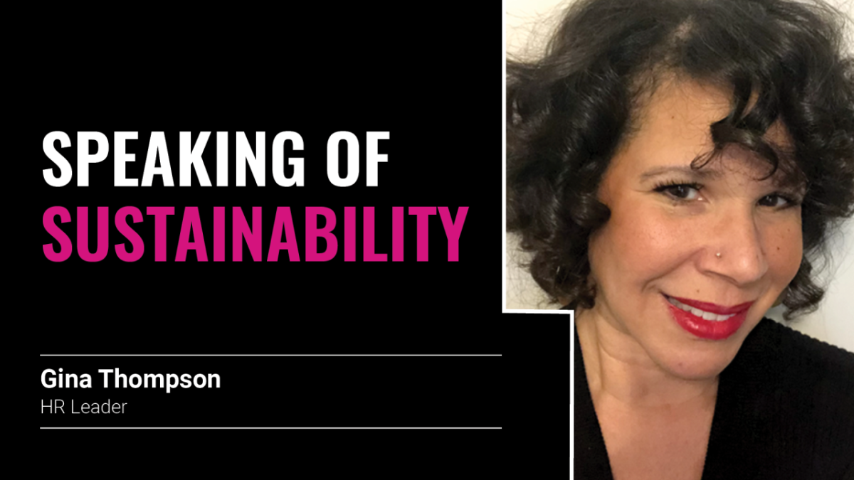 Gina Thompson and "Speaking of Sustainability"
