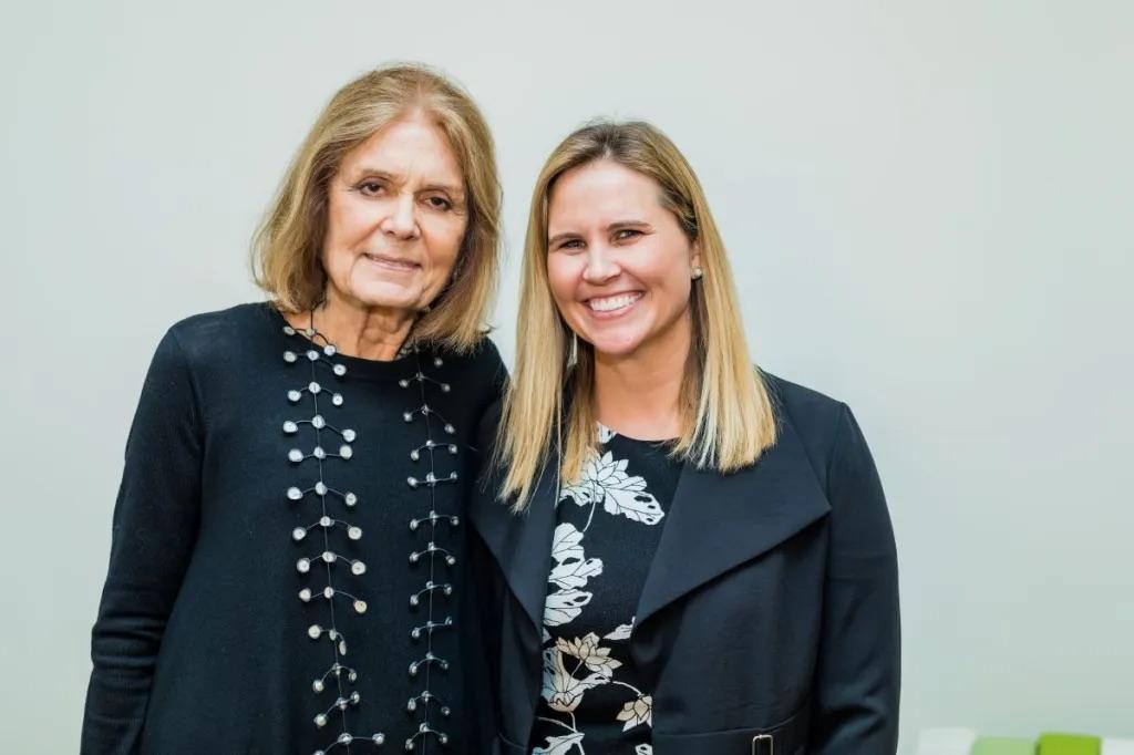Amber with Gloria Steinem
