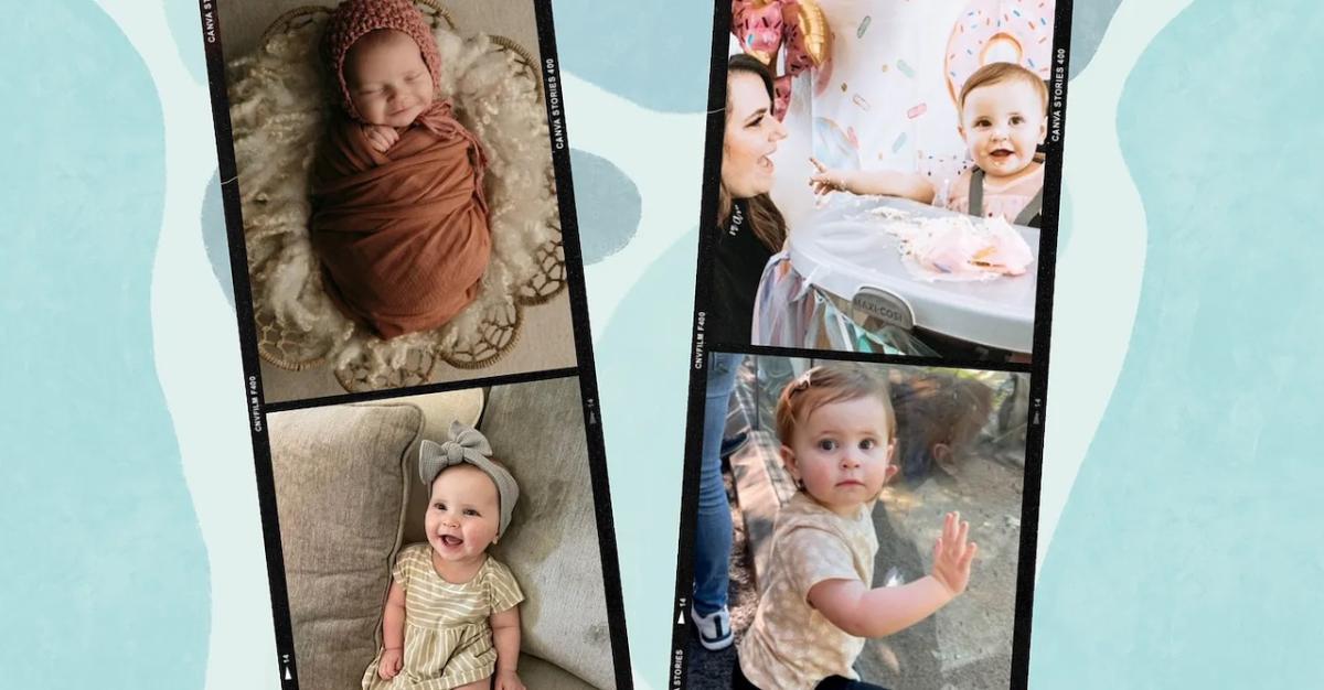 Photo montage of four babies. 