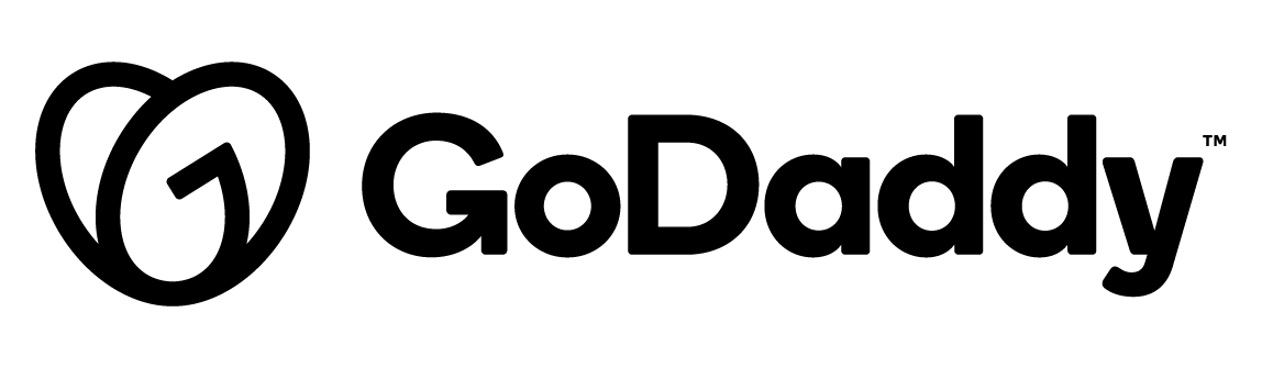 GoDaddy logo.