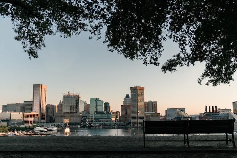 Skyline of Baltimore, Maryland