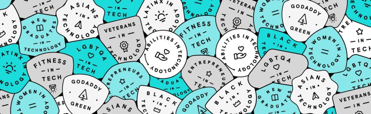 GoDaddy tiles for ERG Groups.