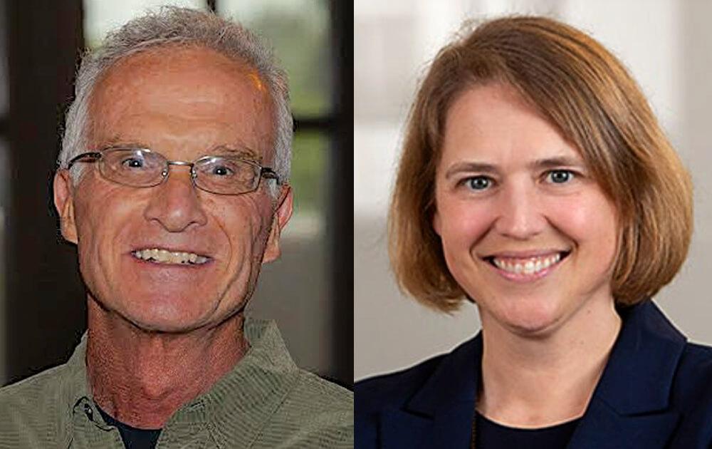 Cliff Feigenbaum of GreenMoney and Marian Macindoe of Parnassus