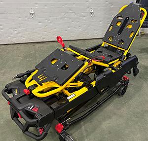 Gurneys with the OneWeigh system were developed by Hinckley Medical. " "