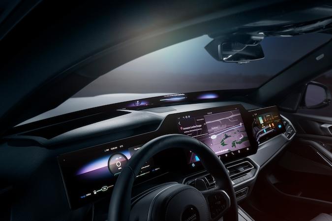 HARMAN audio technology shown in the interior of a car.
