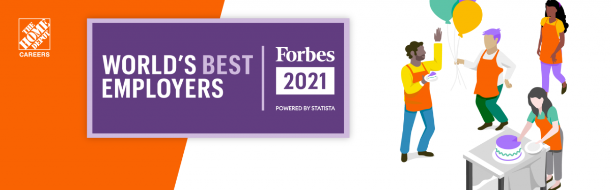 Home Depot Forbes World's Best Employers Award