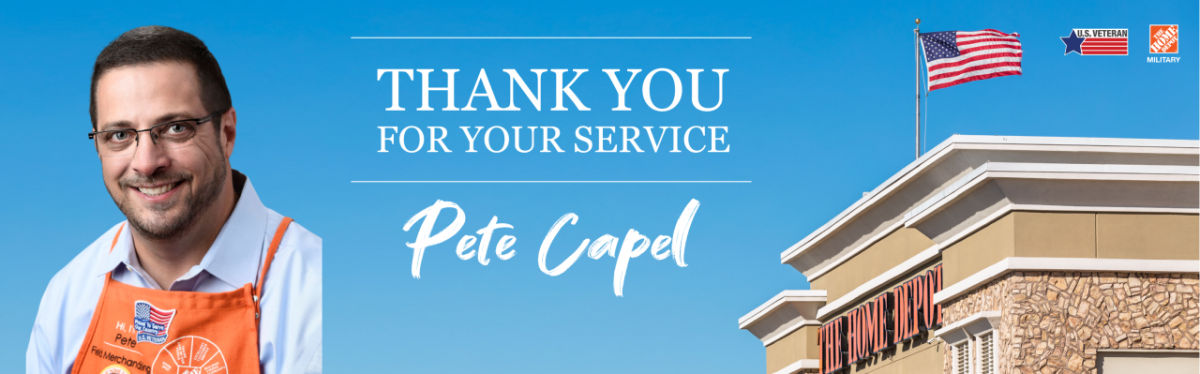 Thank you for your service Pete Capel.