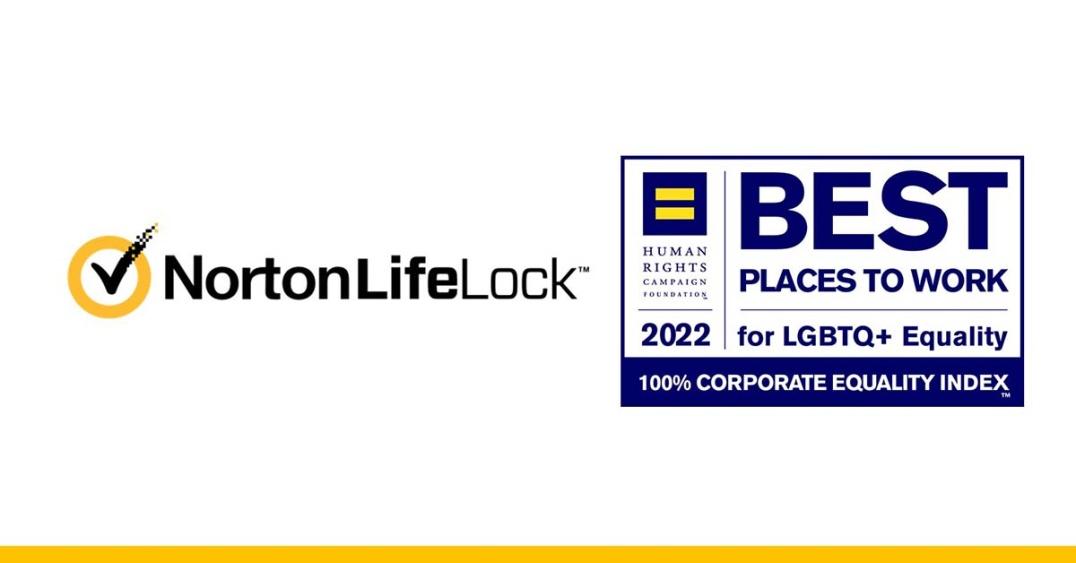 NortonLifeLock and Corporate Equality Index logos