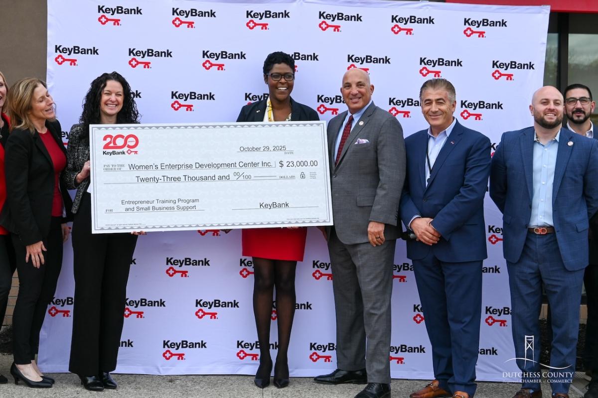 During its bicentennial celebration, KeyBank presented Women’s Enterprise Development Center (WEDC) with $23,000 grant to support WEDC’s Entrepreneur Training Program. During its bicentennial celebration, KeyBank presented Women’s Enterprise Development Center (WEDC) with $23,000 grant to support WEDC’s Entrepreneur Training Program.
