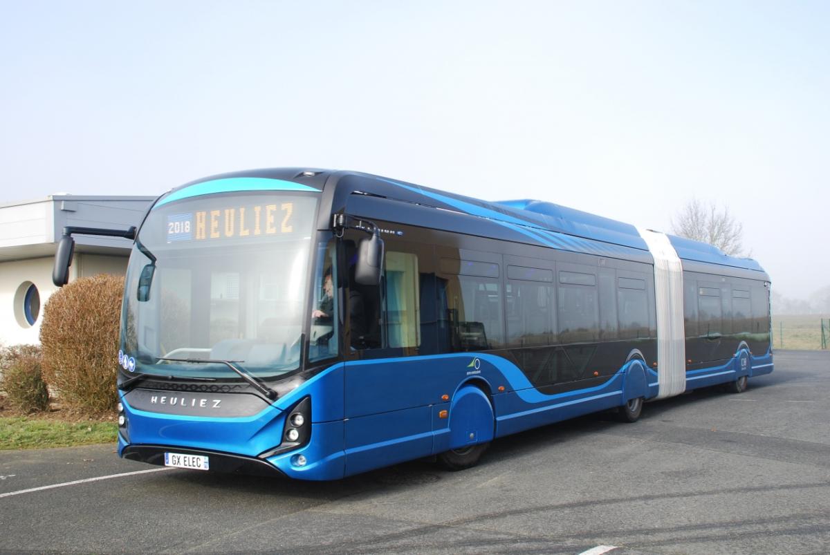 Heuliez GX437 electric citybuses to be used in the Groningen and Drenthe regions of The Netherlands representing the largest order to date for this model.