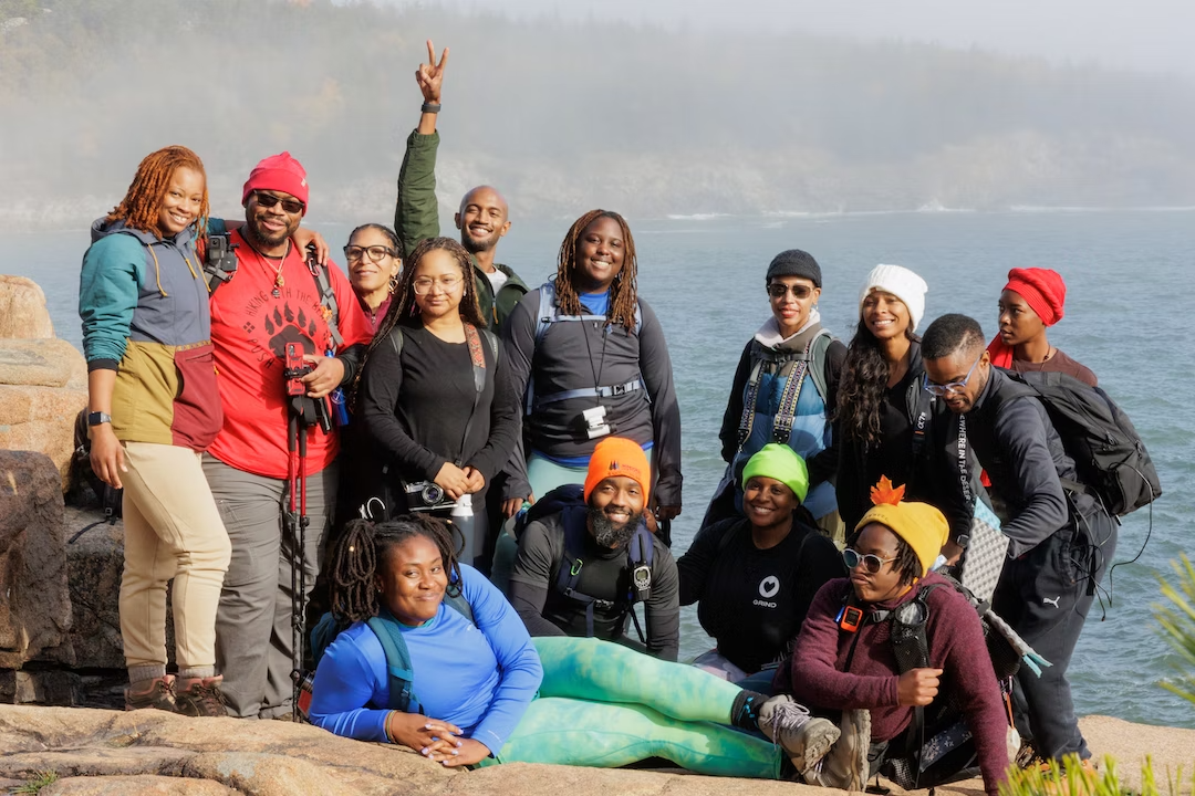 hikers together