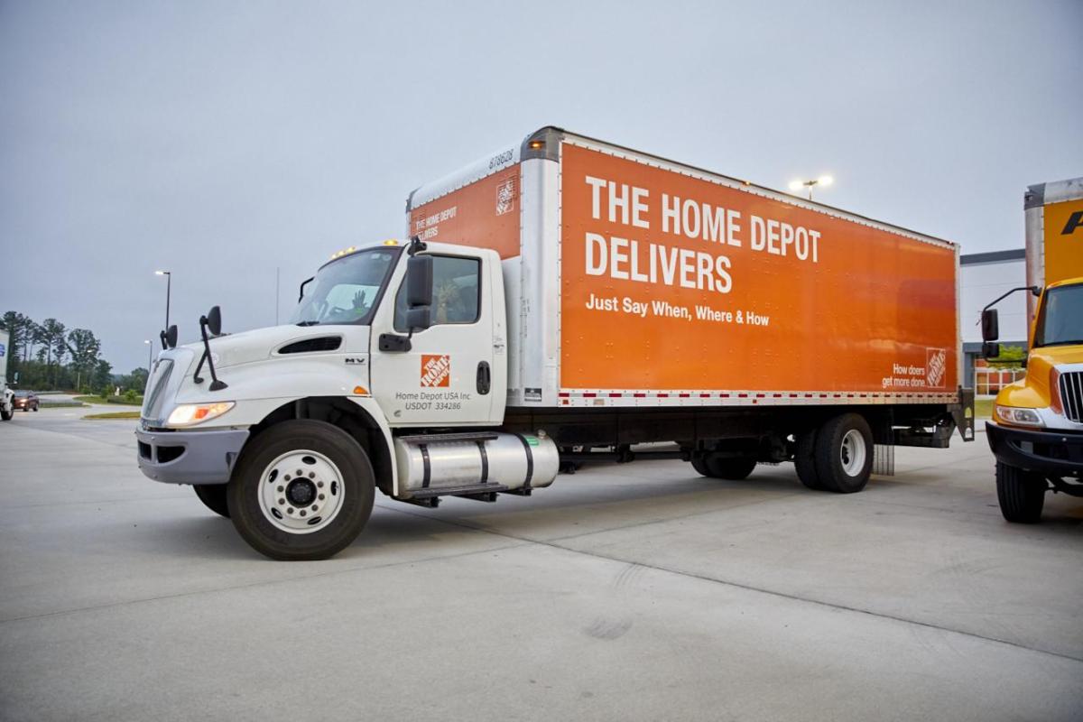 Home Depot truck