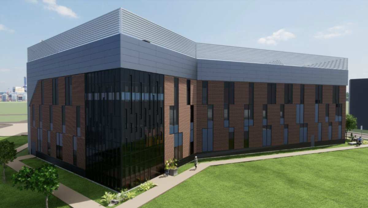 The outside of a hospital building