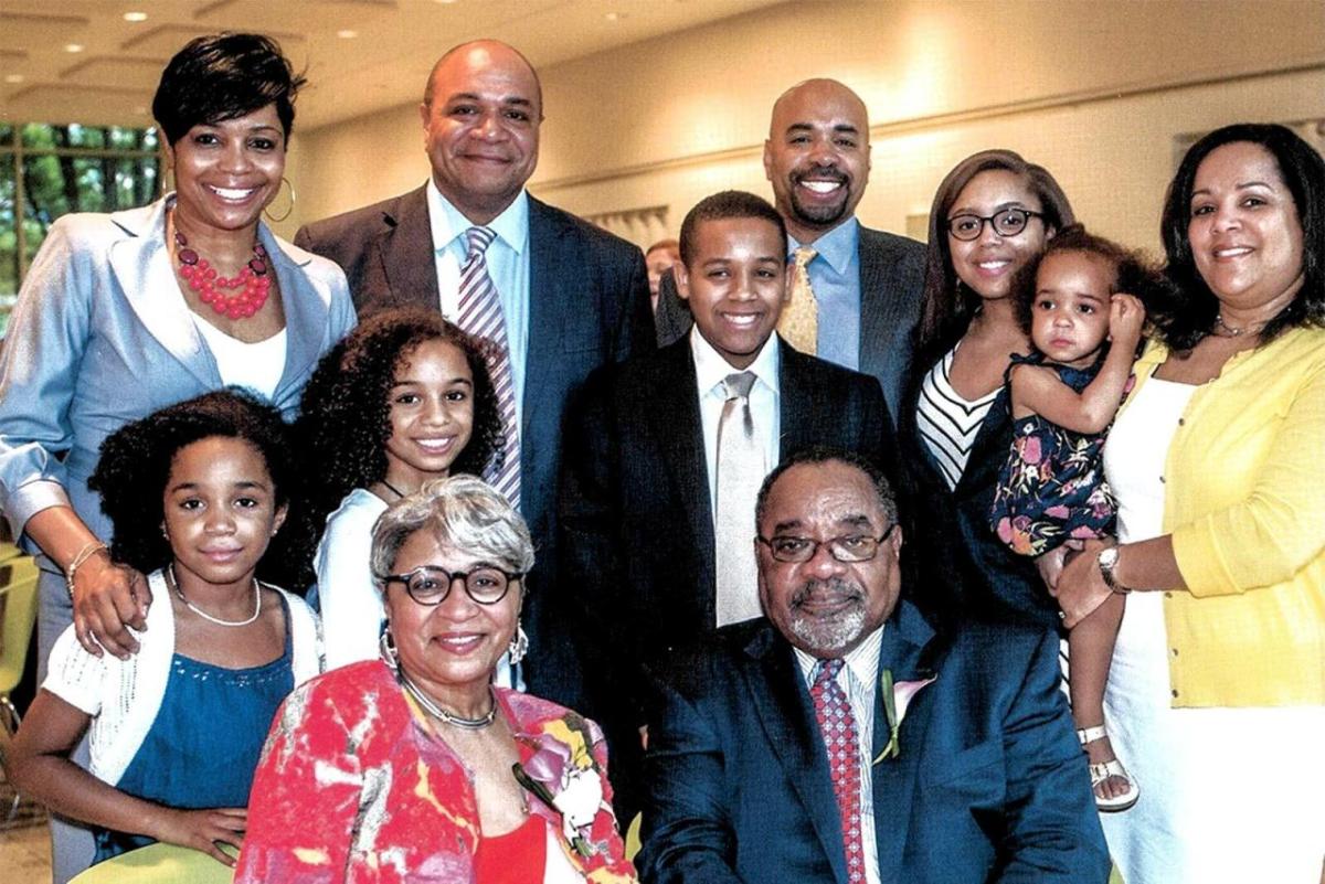 Judge Houston Brown with family