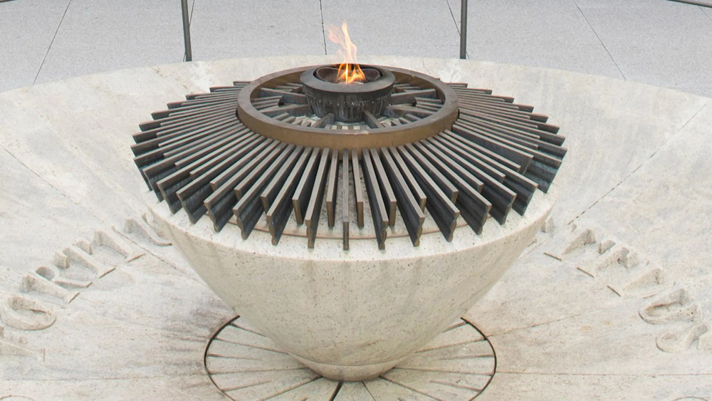 © IOC Olympic fire at Headquarter of the IOC